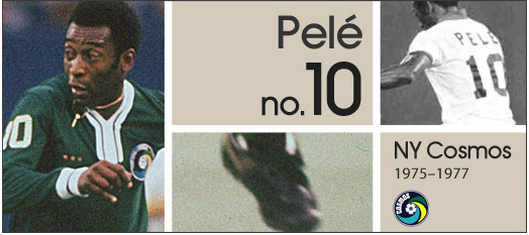 贝利的10号球衣在纽约宇宙队退役