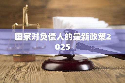 国家对负债人的最新政策2025