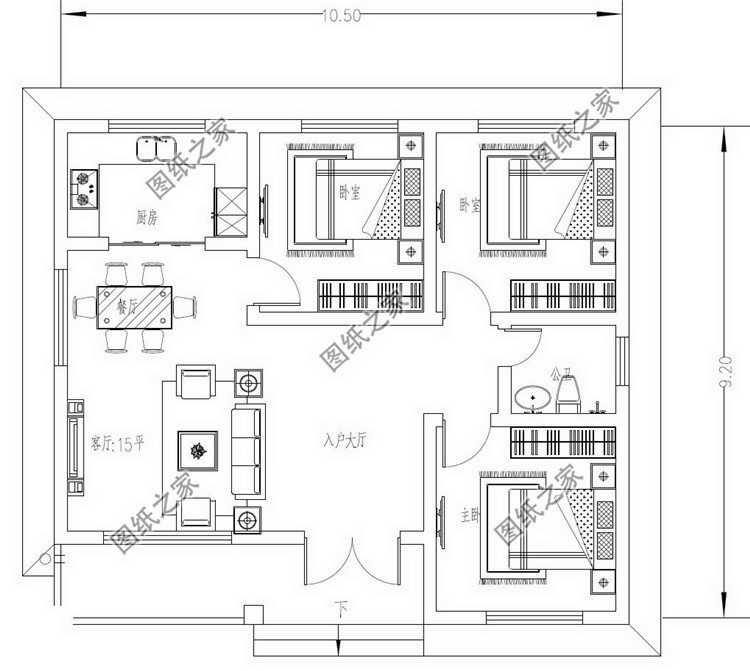 农村90平方米一层房子设计图，每款不超10万，再也不用为小宅基地发愁