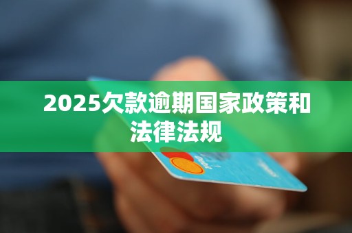 2025欠款逾期国家政策和法律法规