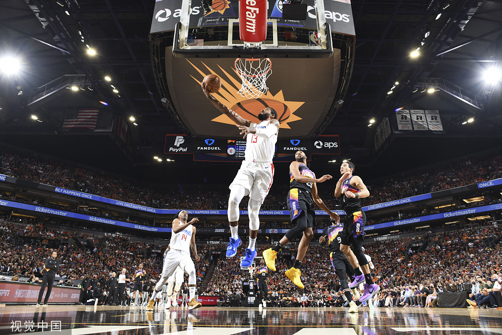 【NBA】西部决赛：乔治41+13+6创纪录，快船客场射日大比分2-3