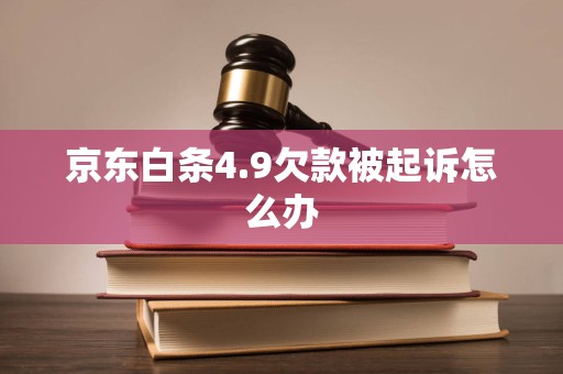 京东白条4.9欠款被起诉怎么办