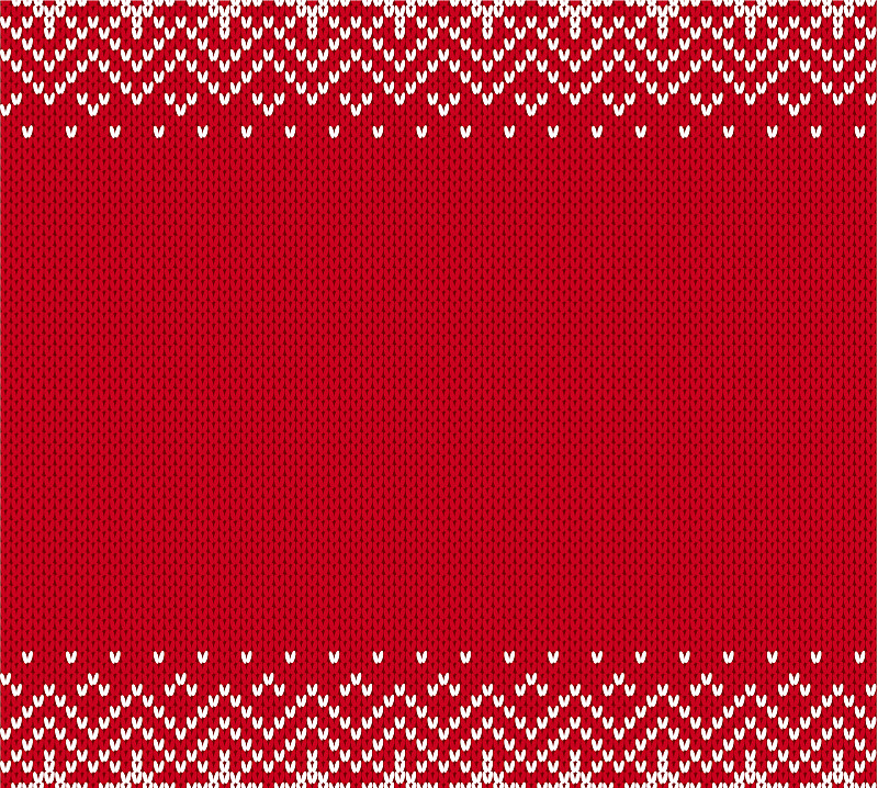 圣诞编织与空几何装饰图片下载