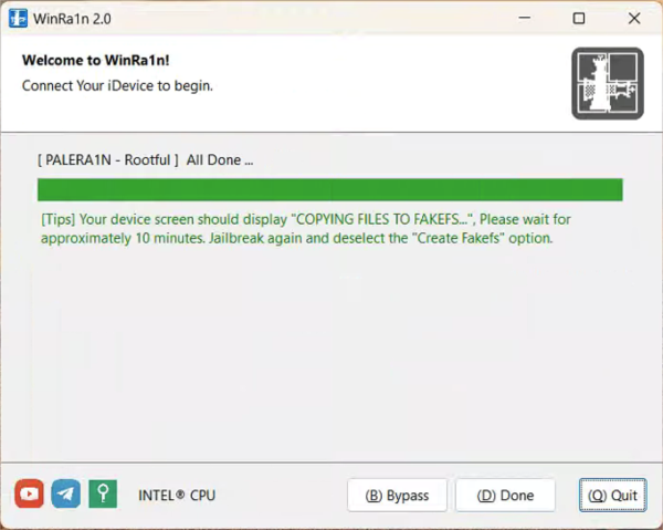 WinRa1n越狱工具电脑版