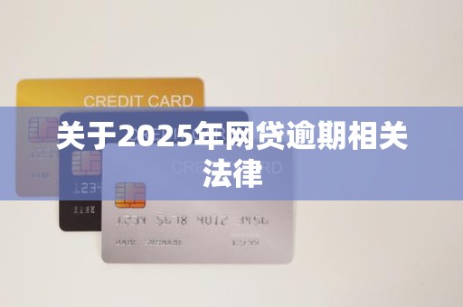 关于2025年网贷逾期相关法律