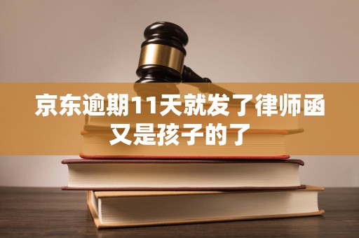 京东逾期11天就发了律师函又是孩子的了