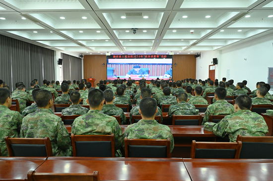 唐河法院：入伍前“第一课”，强军路上法同行