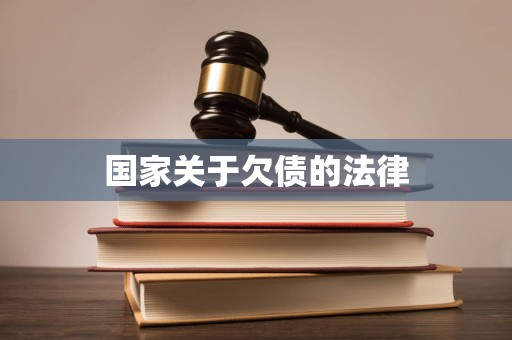 国家关于欠债的法律
