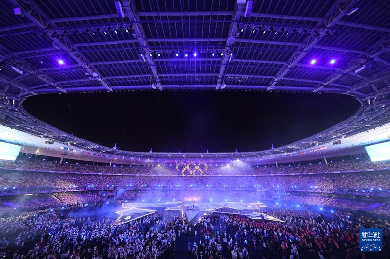 巴黎奥运会闭幕式举行
