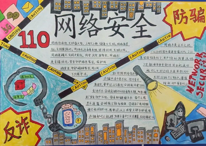 国家网络安全宣传周校园手抄报