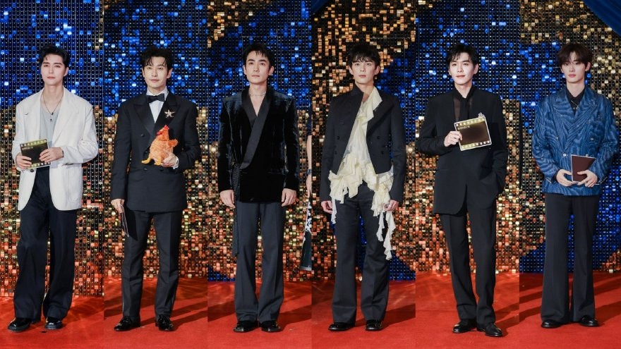 2025微博电影之夜红毯 朱一龙吴磊黄晓明等同台比帅