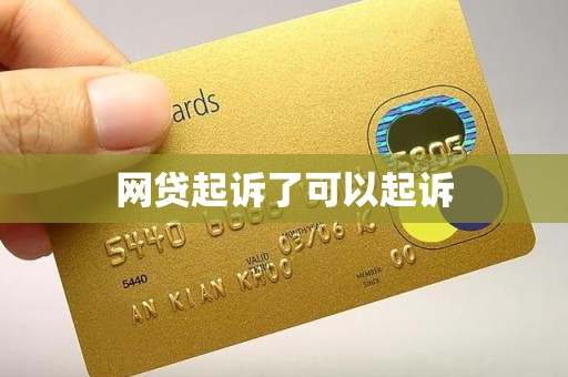 网贷起诉了可以起诉