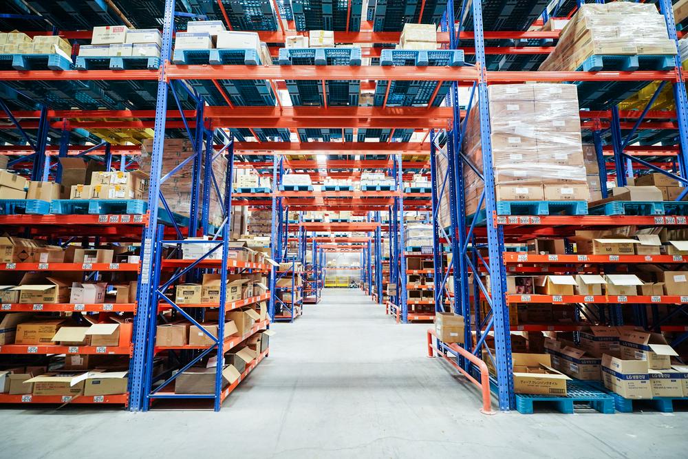 普洛斯青岛前湾港国际物流园内一家跨境电商客户库内实拍图（拍摄于2024年6月）