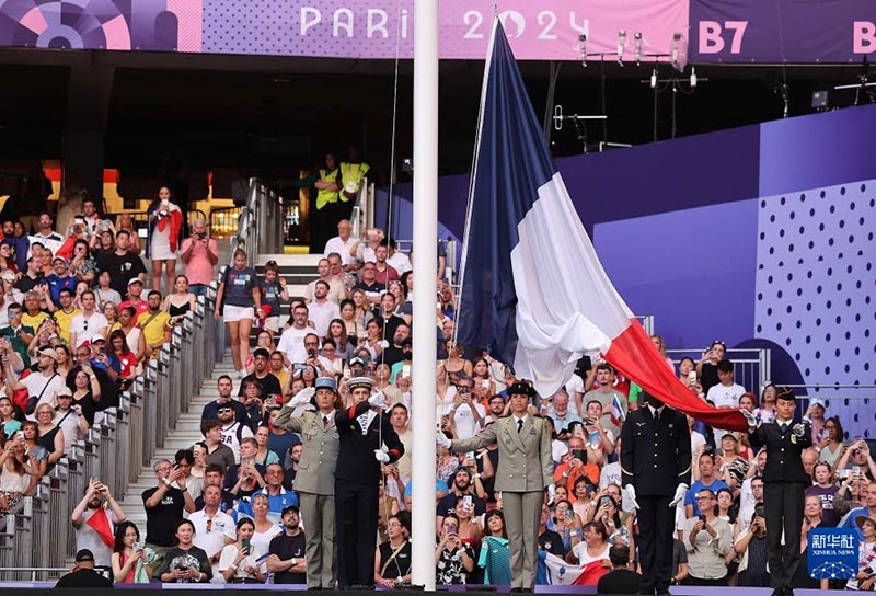 巴黎奥运会闭幕式举行