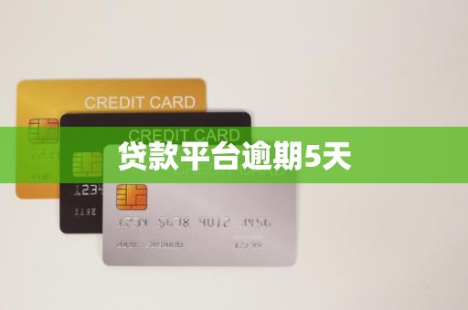 贷款平台逾期5天