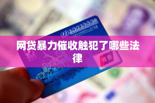 网贷暴力催收触犯了哪些法律