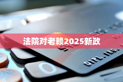 法院对老赖2025新政