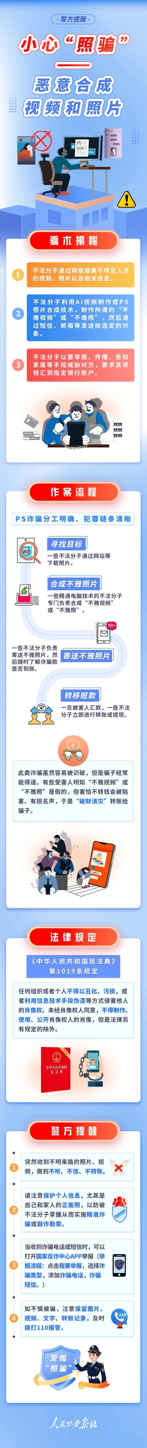 突然收到“自己”的“不雅照”？警方提醒！