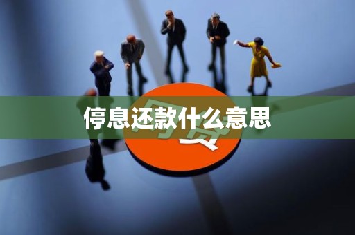停息还款什么意思