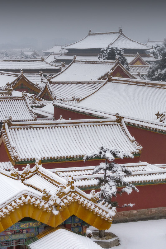 故宫雪景图片下载