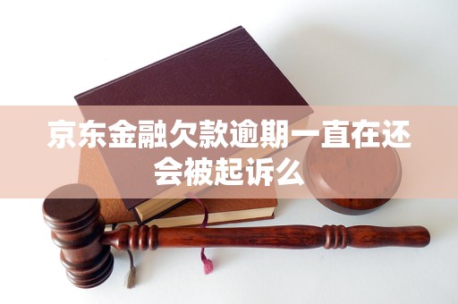 京东金融欠款逾期一直在还会被起诉么