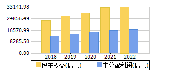股东权益+未分配利润
