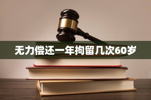 无力偿还一年拘留几次60岁