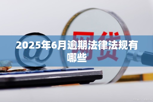 2025年6月逾期法律法规有哪些