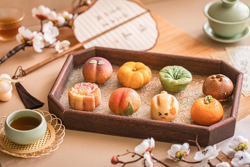 中式宫廷月饼图片下载