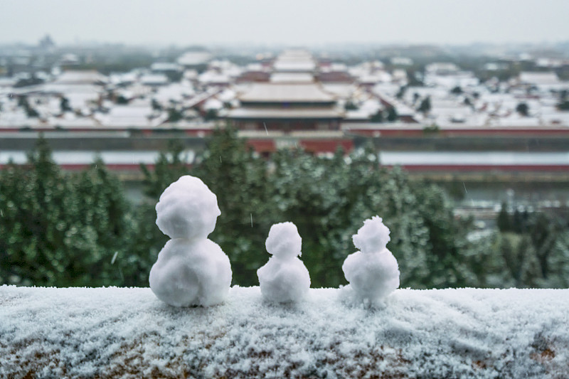 观初雪图片下载
