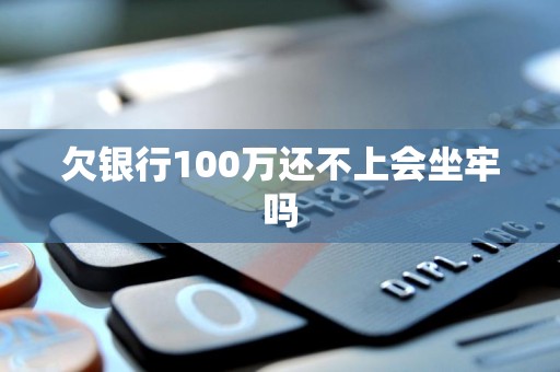 欠银行100万还不上会坐牢吗