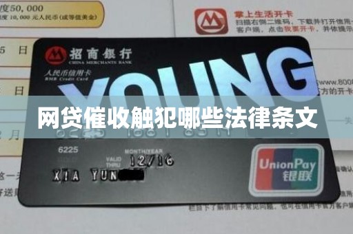 网贷催收触犯哪些法律条文