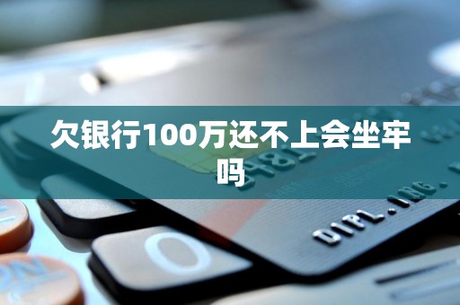 欠银行100万还不上会坐牢吗