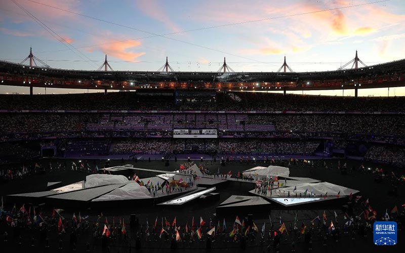 巴黎奥运会闭幕式举行