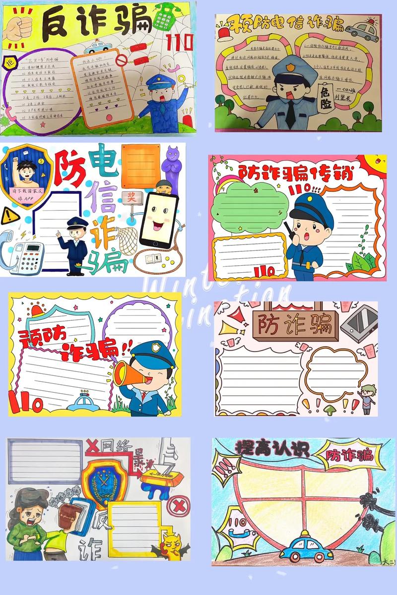 网络诈骗手抄报图片 网络诈骗手抄报图片大全