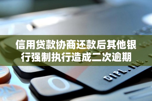 信用贷款协商还款后其他银行强制执行造成二次逾期