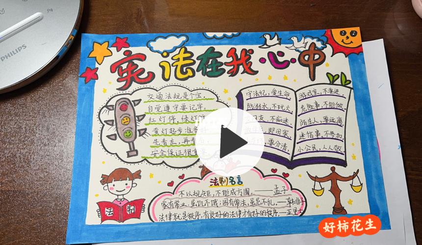 一年级小学生法治手抄报