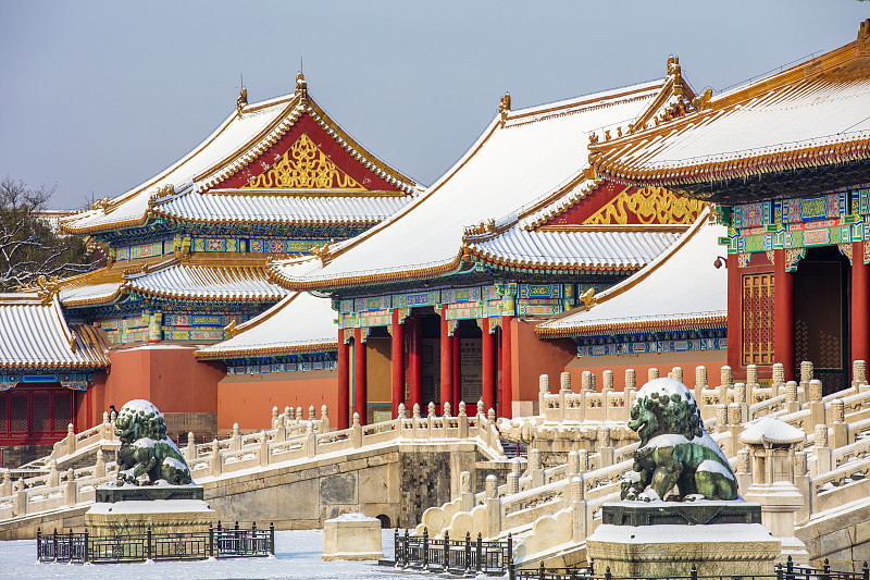 冬日故宫风光图片下载