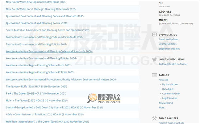 澳大利亚法律信息研究院首页缩略图2
