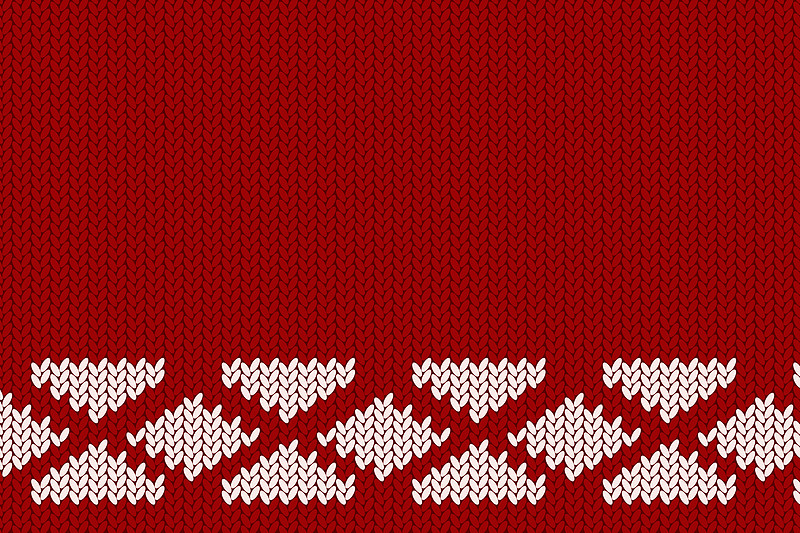针织面料质感舒适，红白相间图片下载