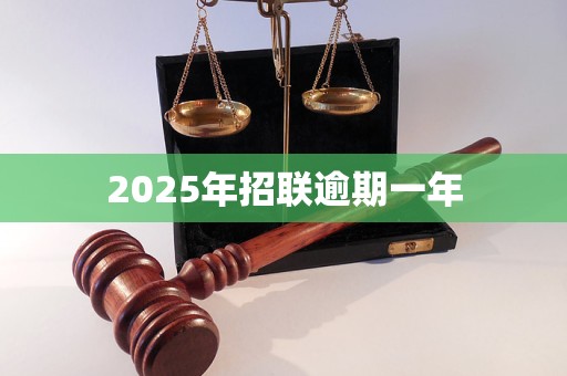 2025年招联逾期一年