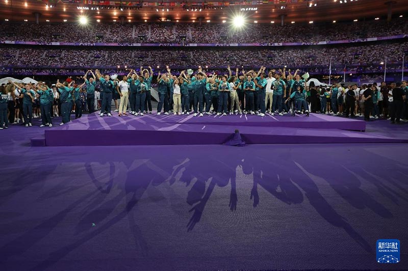 巴黎奥运会闭幕式举行