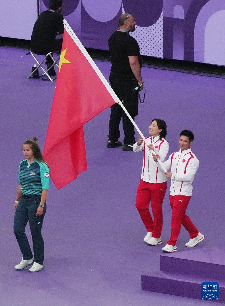 巴黎奥运会闭幕式举行