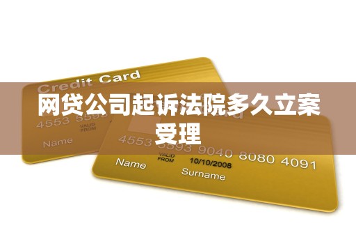 网贷公司起诉法院多久立案受理