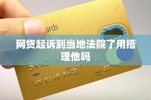 网贷起诉到当地法院了用搭理他吗