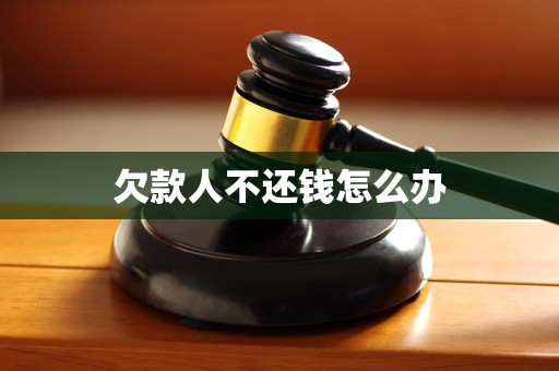 欠款人不还钱怎么办