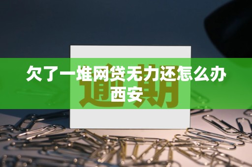欠了一堆网贷无力还怎么办西安
