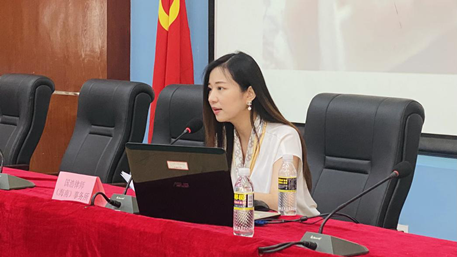  国浩律师（海南）事务所谷柠律师作宣讲